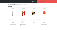 Desktop Screenshot of pongon.com